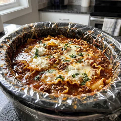 Slow Cooker Lasagna Soup Photo of Slow Cooker Lasagna Soup (Crockpot, No Pre-Cooking Noodles)