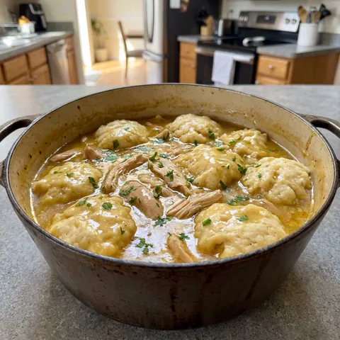 Chicken and Dumplings Photo of Chicken and Dumplings (Southern, From Scratch)