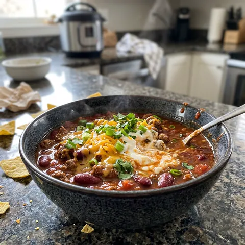 Instant Pot Chili Photo of Instant Pot Chili (Pressure Cooker, 45 Minutes)