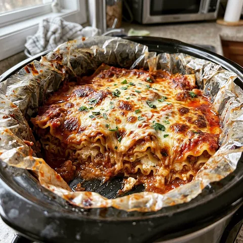 Slow Cooker Lasagna Photo of Slow Cooker Lasagna (Crockpot, No-Boil Noodles)