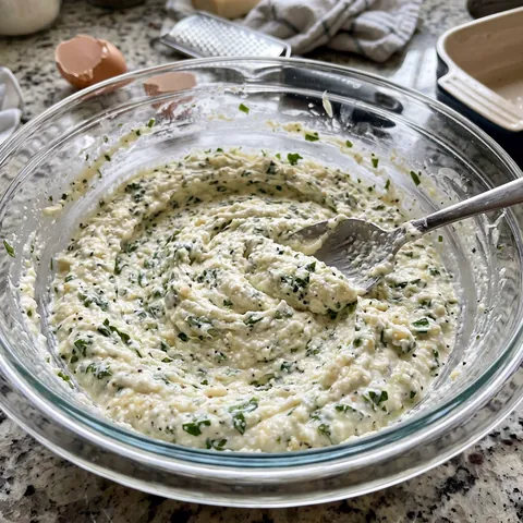 Ricotta Filling for Lasagna Photo of Ricotta Filling for Lasagna (Creamy, Never Watery)