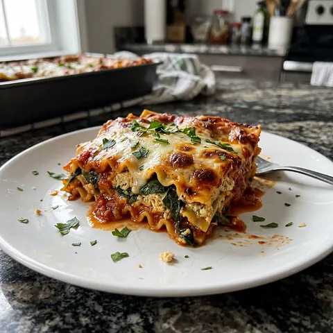 Vegan Lasagna Photo of Vegan Lasagna (Cashew Ricotta, Hearty & Cheesy)