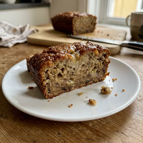 Banana Bread With 2 Bananas Photo of Banana Bread With 2 Bananas (Small-Batch, Still Moist)