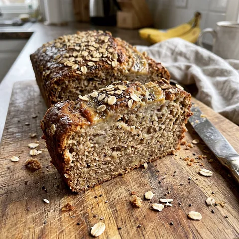 Healthy Banana Bread Photo of Healthy Banana Bread (Less Sugar, Whole Wheat Option)