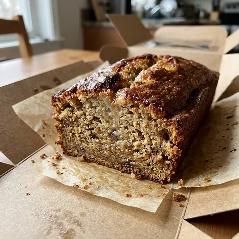 Banana Bread With Sour Cream Photo of Banana Bread With Sour Cream (Extra Tender)