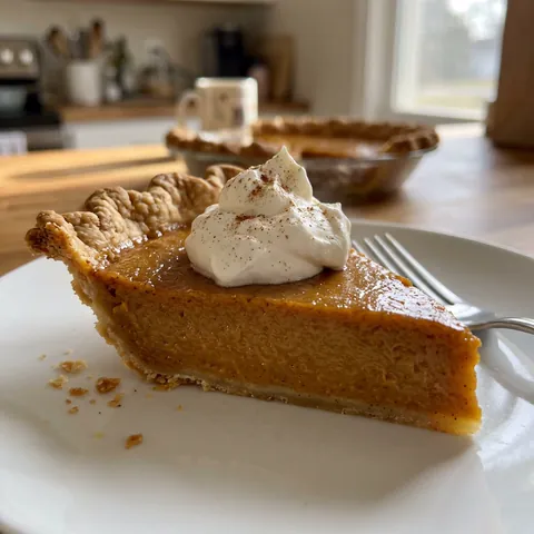 Pumpkin Pie Photo of Pumpkin Pie (Easy Classic With Canned Pumpkin)