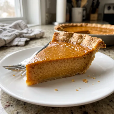 Pumpkin Pie With Sweetened Condensed Milk Photo of Pumpkin Pie With Sweetened Condensed Milk (Creamy & Easy)