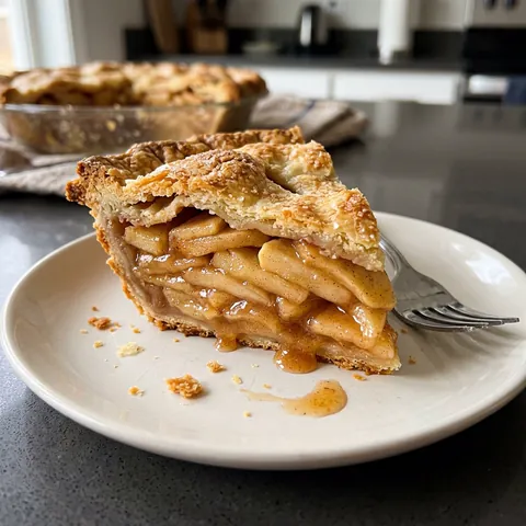 Apple Pie Recipe Photo of Apple Pie Recipe (Classic Double-Crust, Not Soggy)