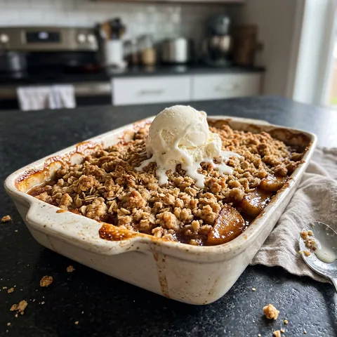 Photo of Apple Crisp (Oat Topping, Easy Fall Dessert)
