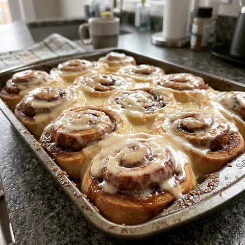 Sourdough Cinnamon Rolls Photo of Sourdough Cinnamon Rolls (Soft, Overnight Method)