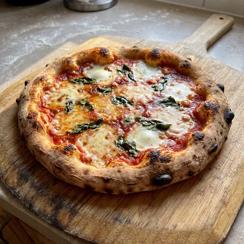 Sourdough Pizza Dough Photo of Sourdough Pizza Dough (Chewy Crust, Same-Day or Overnight)