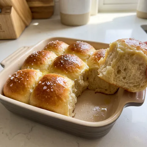 Sourdough Dinner Rolls Photo of Sourdough Dinner Rolls (Soft & Fluffy)