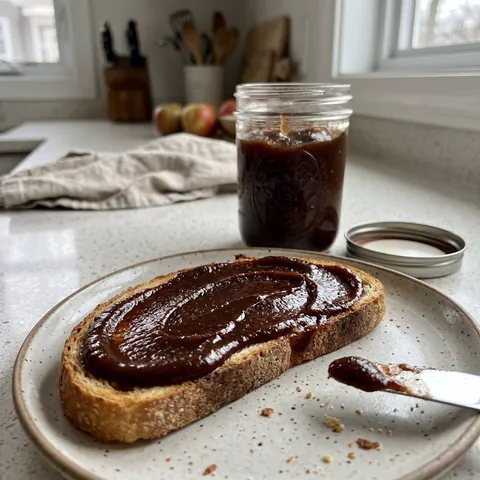 Apple Butter Photo of Apple Butter (Stovetop & Oven, Canning-Ready)