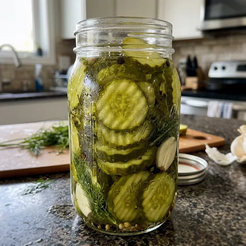 Photo of Refrigerator Pickles (Crunchy Dill, No Canning)