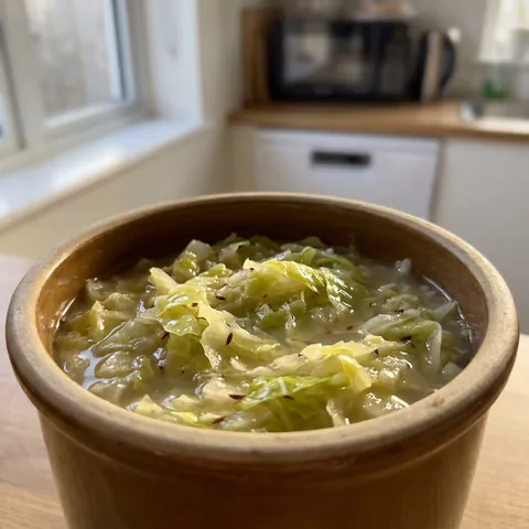 Homemade Sauerkraut Photo of Homemade Sauerkraut (Simple Crock or Jar Ferment)