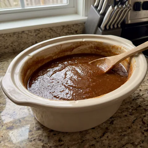 Slow Cooker Apple Butter Photo of Slow Cooker Apple Butter (Hands-Off, No Added Pectin)