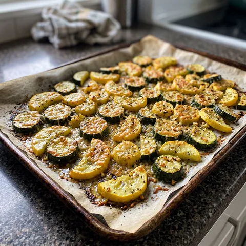 Roasted Zucchini With Parmesan Photo of Roasted Zucchini (And Summer Squash) With Parmesan